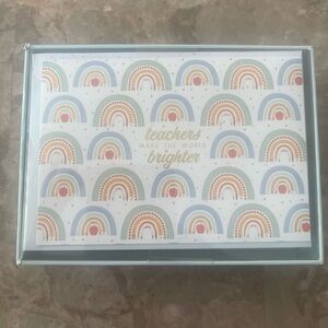 Teachers make the world brighter 12 thank you notes